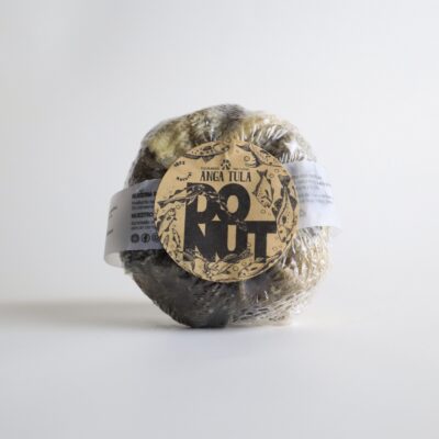 Donut de piel de pescado deshidratada para perros, snack crujiente rico en colágeno y omega 3